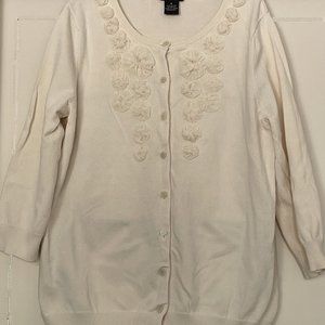 STYLE PORTFOLIO WORK cardigan (creamy white)